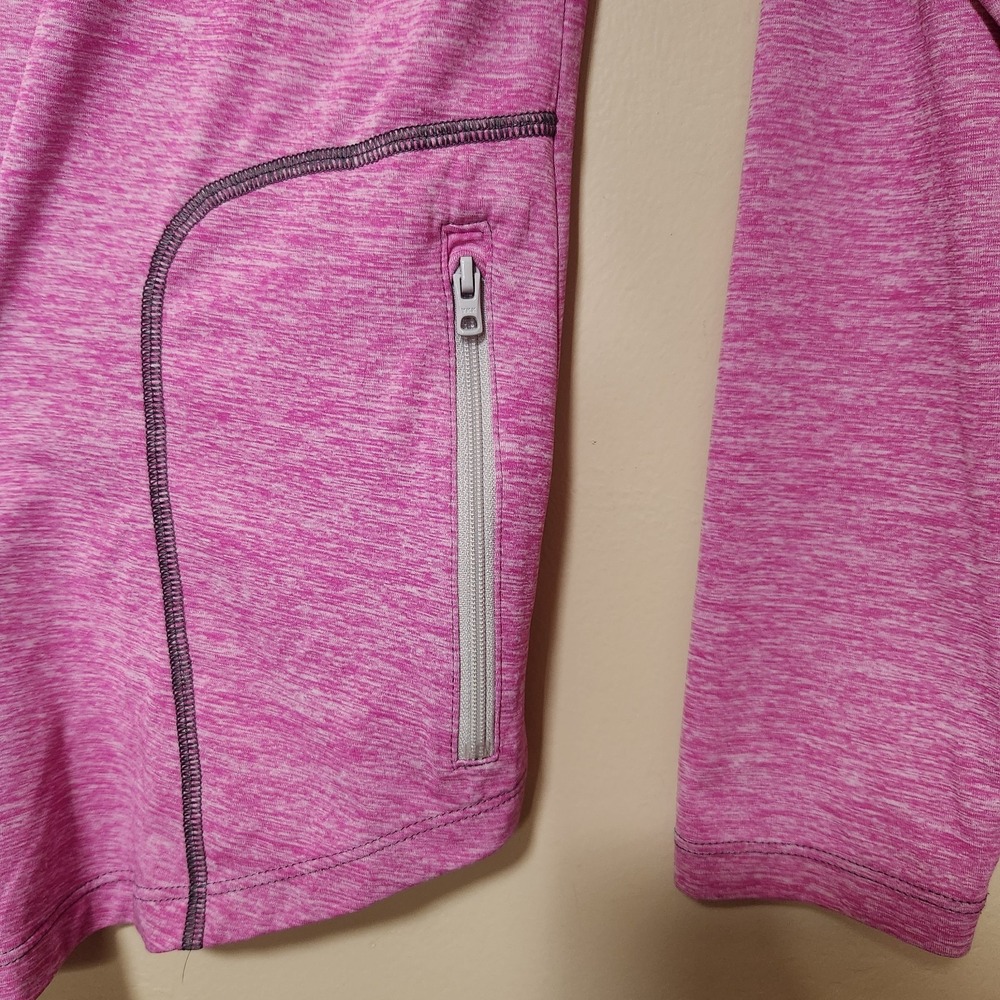 Patagonia Pink Long Sleeve Base Layer Thumb Holes Pocket Womens Size M - Picture 6 of 7